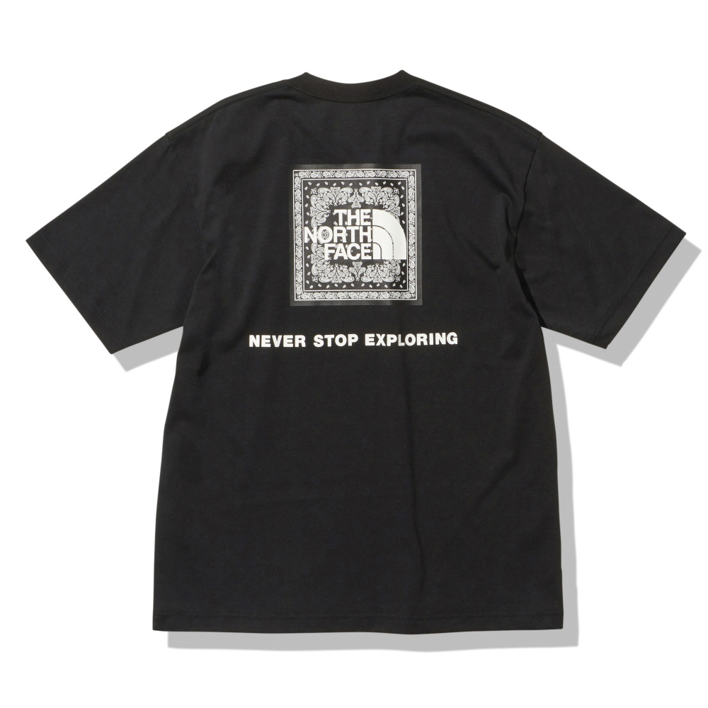 ザ・ノース・フェイス THE NORTH FACE メンズトップス S/S Bandana Square Logo Tee NT32349【FITHOUSE ONLINE SHOP】