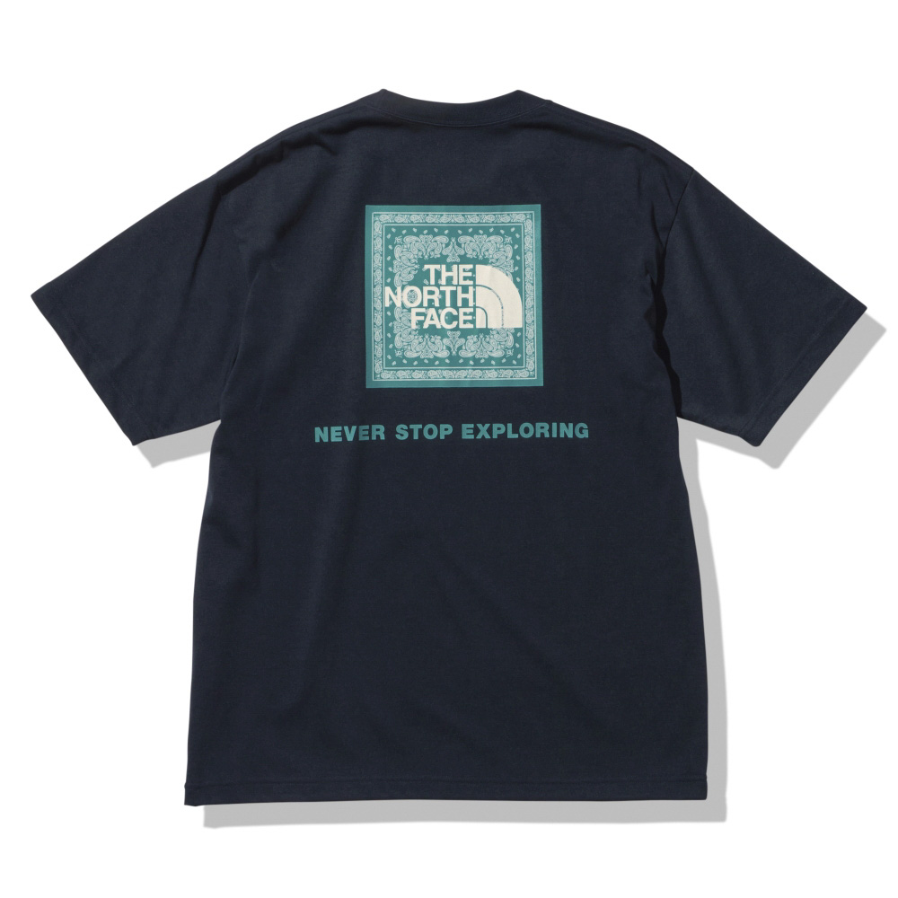 ザ・ノース・フェイス THE NORTH FACE メンズトップス S/S Bandana Square Logo Tee NT32349【FITHOUSE ONLINE SHOP】