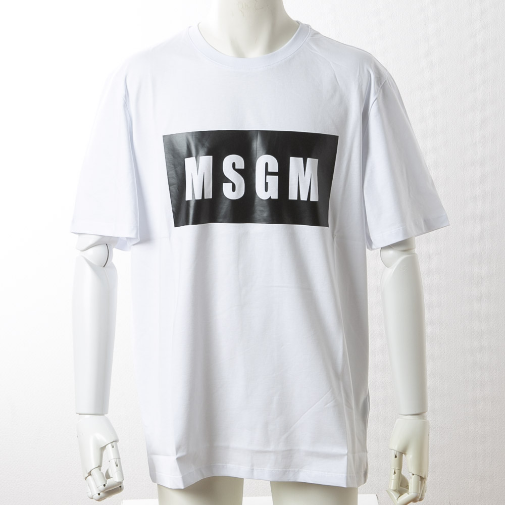 エムエスジーエム MSGM レディーストップス MSGMデカロゴTシャツ
