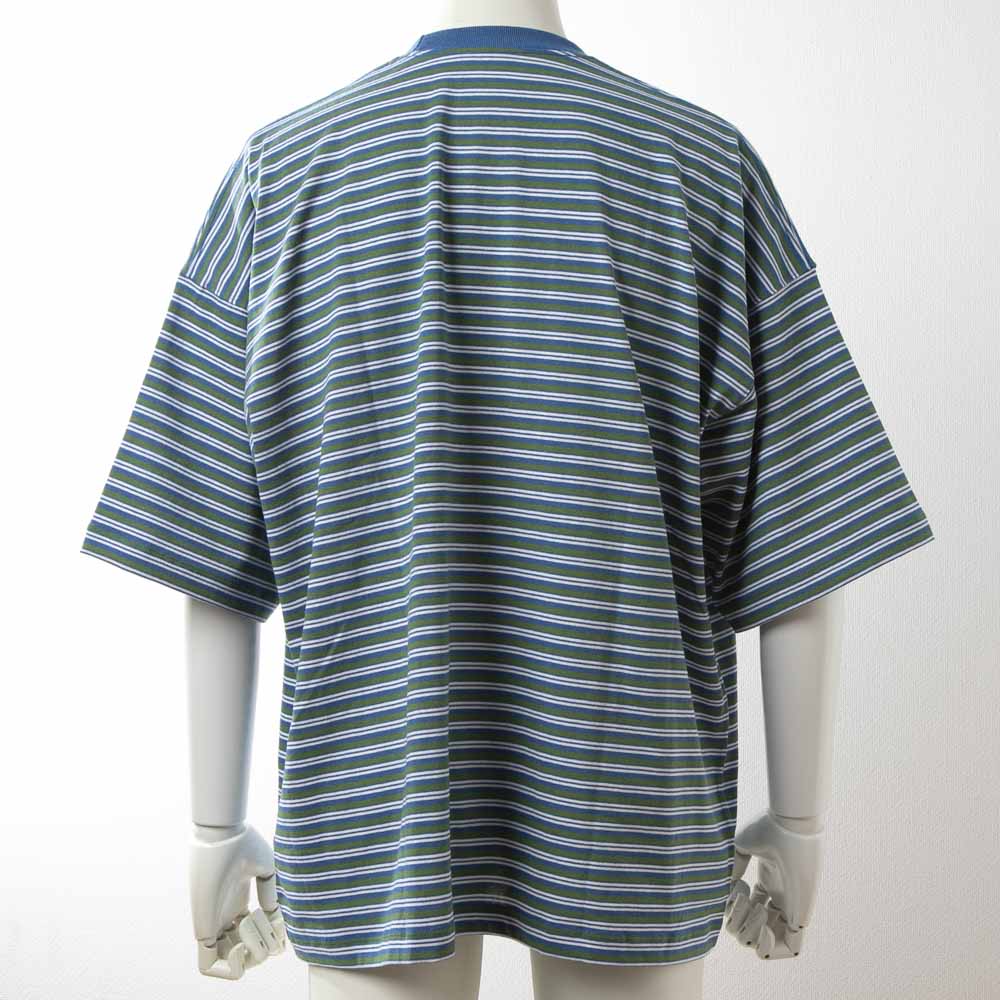 ダントン DANTON メンズトップス STRIPE SHORT SLEEVE BIG POCKET T-SHIRT DT-C0199 TCB【FITHOUSE ONLINE SHOP】