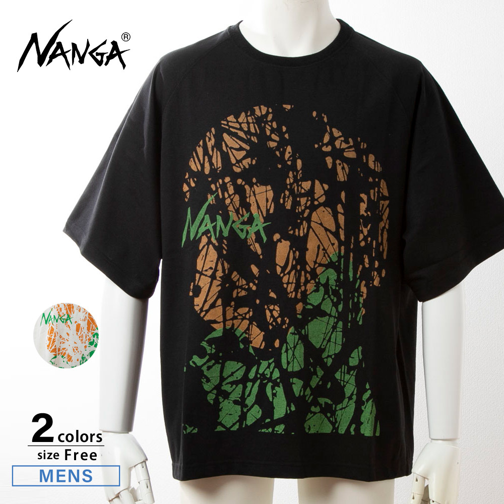 ナンガ NANGA メンズトップス ECO HYBRID SHINING THROUGH LOOSE FIT TEE NW2311‐1G213【FITHOUSE ONLINE SHOP】