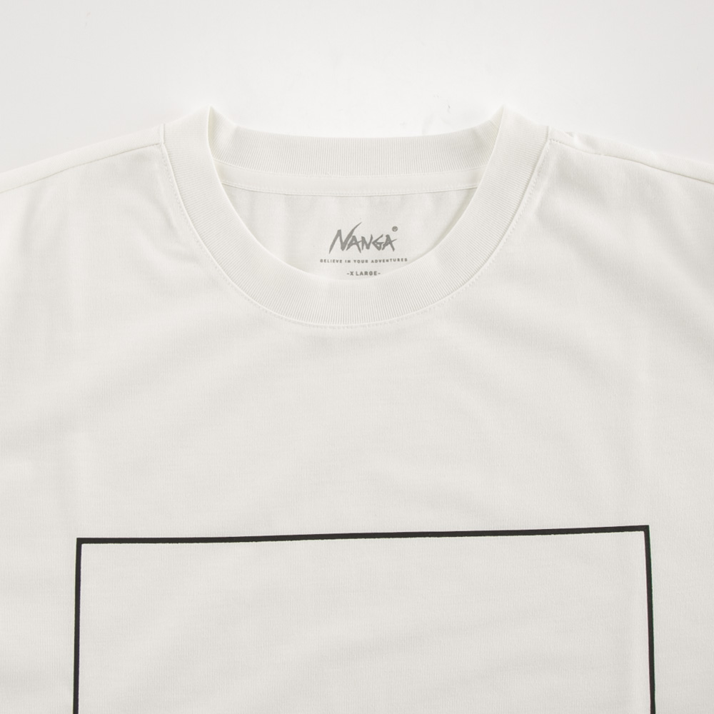 ナンガ NANGA メンズトップス DRY MIX FRAME LOGO TEE NW2221-1G503【FITHOUSE ONLINE SHOP】