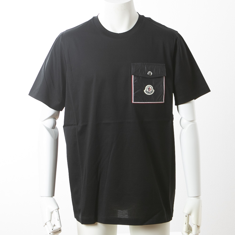 ★新品★ 最新作 MONCLER Tシャツ Ｓ　モンクレール 袖ロゴ ワッペン