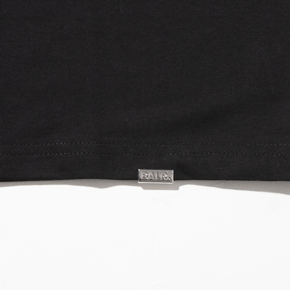 BALR. ボーラー クルーネック Tシャツ/BRAND STRAIGHT T-SHIRT メンズ BLACKBLUE