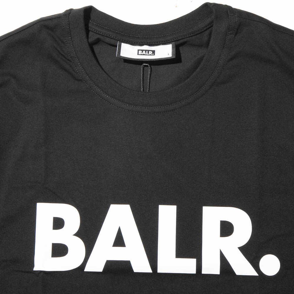 【新品未使用】 BALR. ボーラー BRAND STRAIGHT T-SHIRT Tシャツ 半袖 カットソー コットン B11121048 【Sサイズ/ASPHALT】