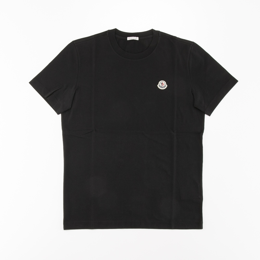 モンクレール MONCLER メンズトップス フェルトロゴパッチ 3P 丸首 Tシャツ (WHT GY BLK) 8C000.25.829H8【FITHOUSE ONLINE SHOP】