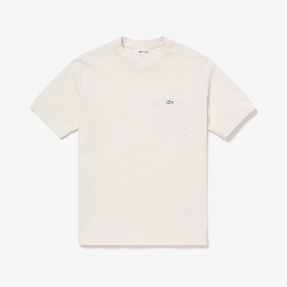 ラコステ LACOSTE メンズトップス アウトラインクロックポケットTシャツ TH5581-99【FITHOUSE ONLINE SHOP】