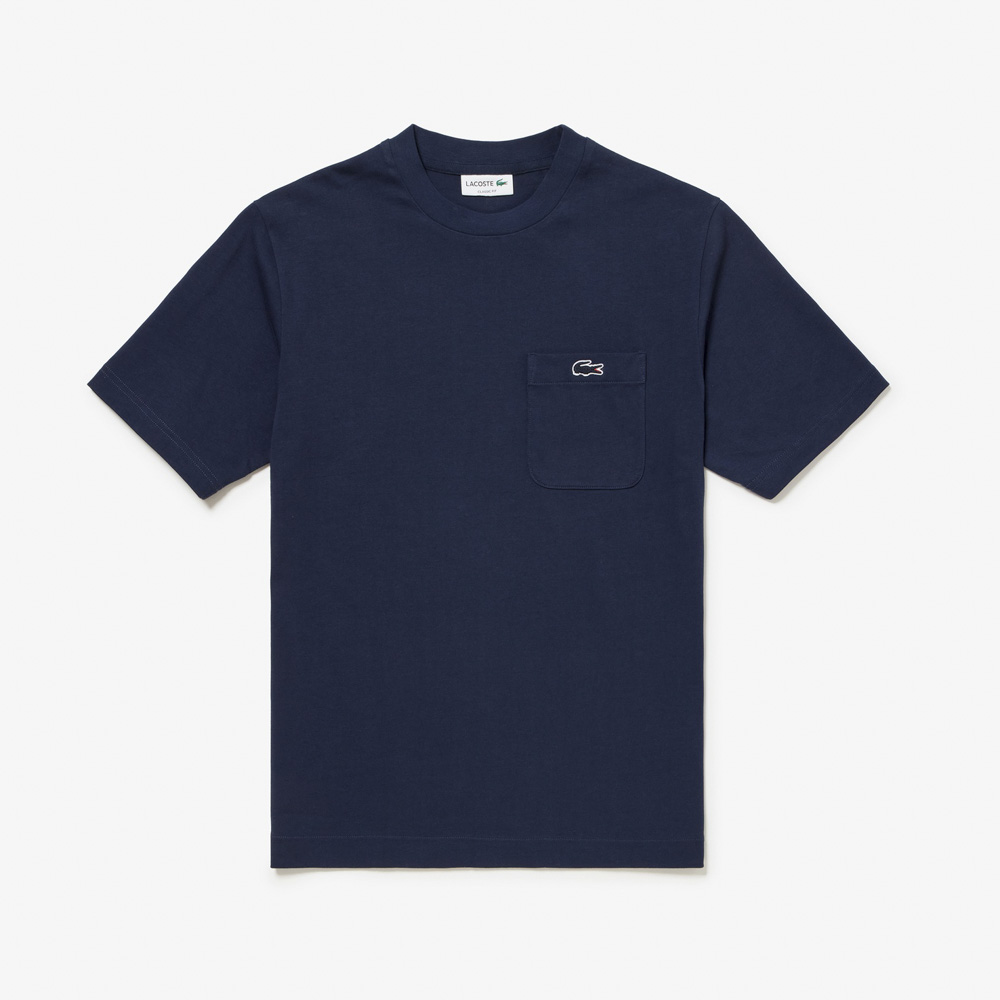 ラコステ LACOSTE メンズトップス アウトラインクロックポケットTシャツ TH5581-99【FITHOUSE ONLINE SHOP】