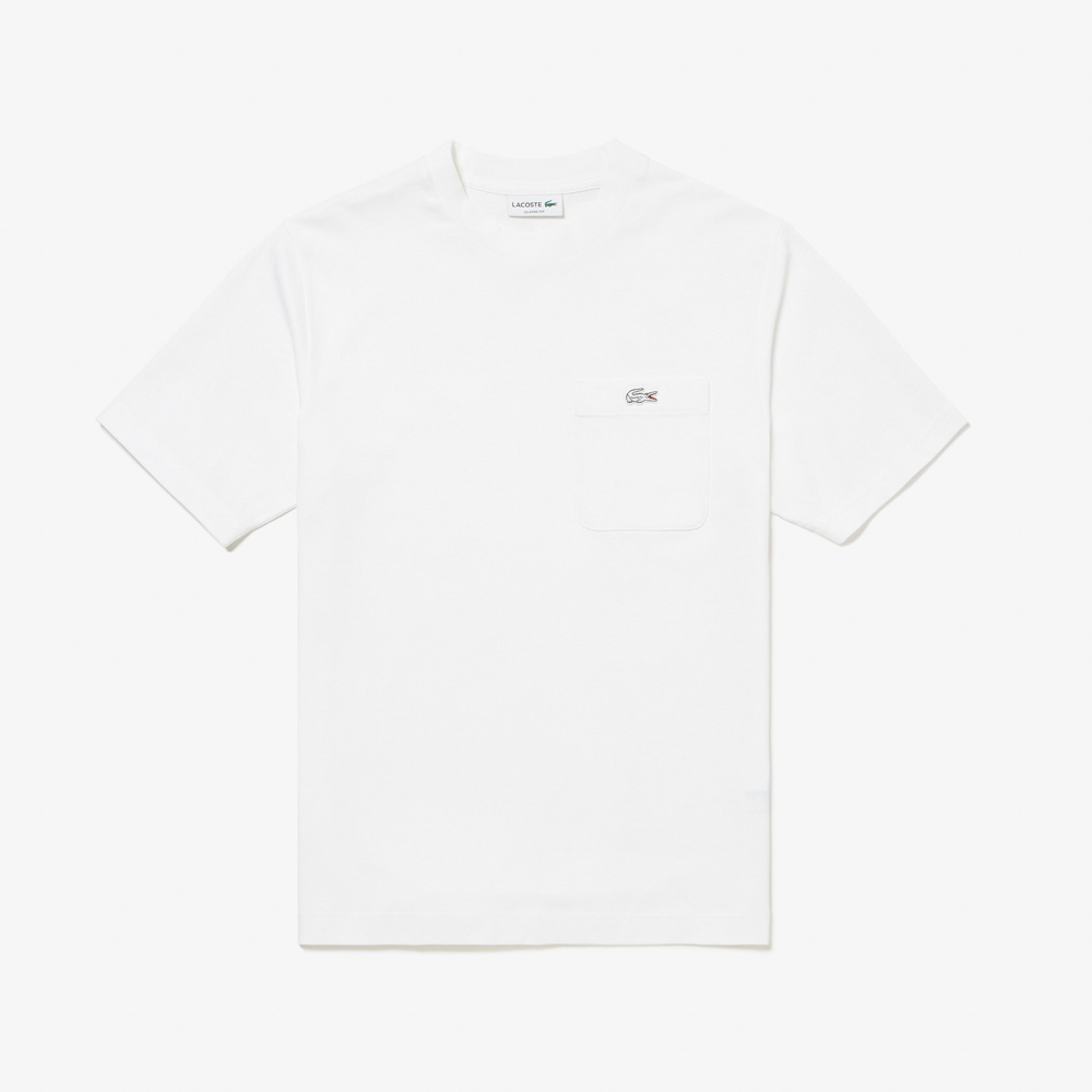 ラコステ LACOSTE メンズトップス アウトラインクロックポケットTシャツ TH5581-99【FITHOUSE ONLINE SHOP】