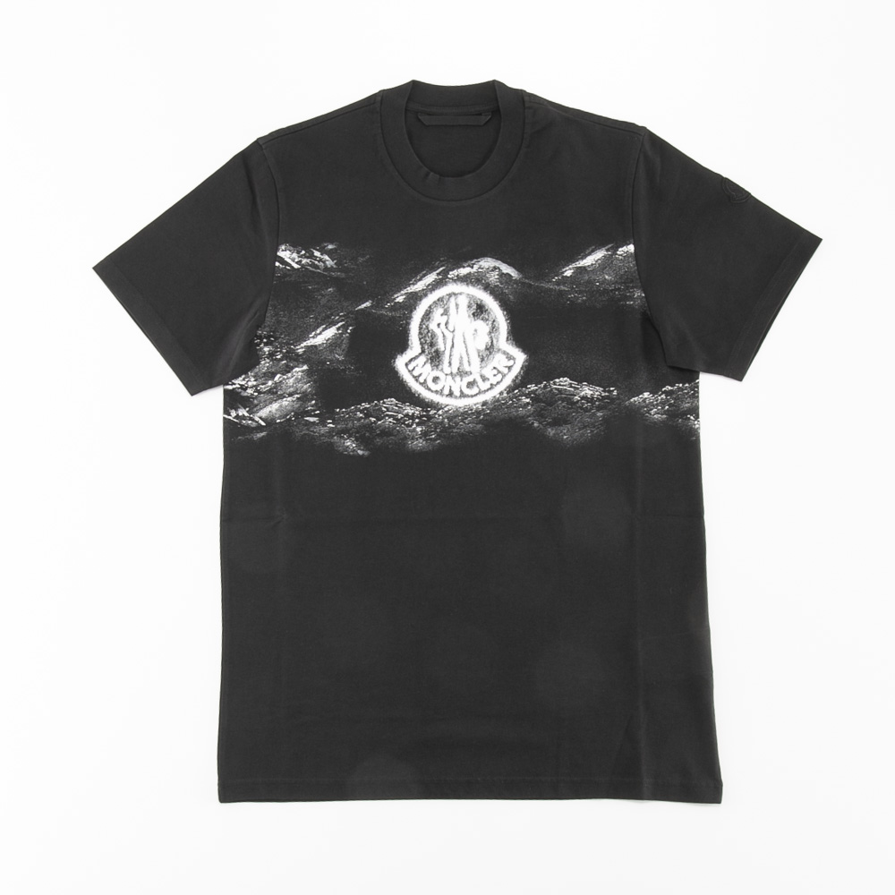 モンクレール MONCLER メンズトップス フェイドアウト ロゴモチーフ 半袖Tシャツ 8C000.50.89AKK【FITHOUSE ONLINE SHOP】