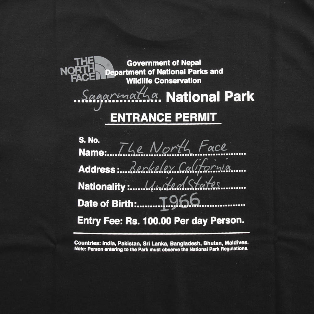 ザ・ノース・フェイス THE NORTH FACE S/S Entrance Permission Tee ショートスリーブ エントランス パーミッション Tシャツ NT82539【FITHOUSE ONLINE SHOP】