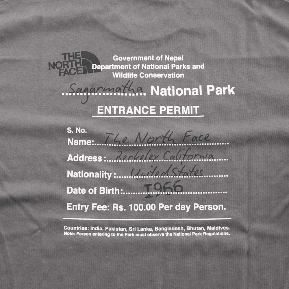 ザ・ノース・フェイス THE NORTH FACE S/S Entrance Permission Tee ショートスリーブ エントランス パーミッション Tシャツ NT82539【FITHOUSE ONLINE SHOP】
