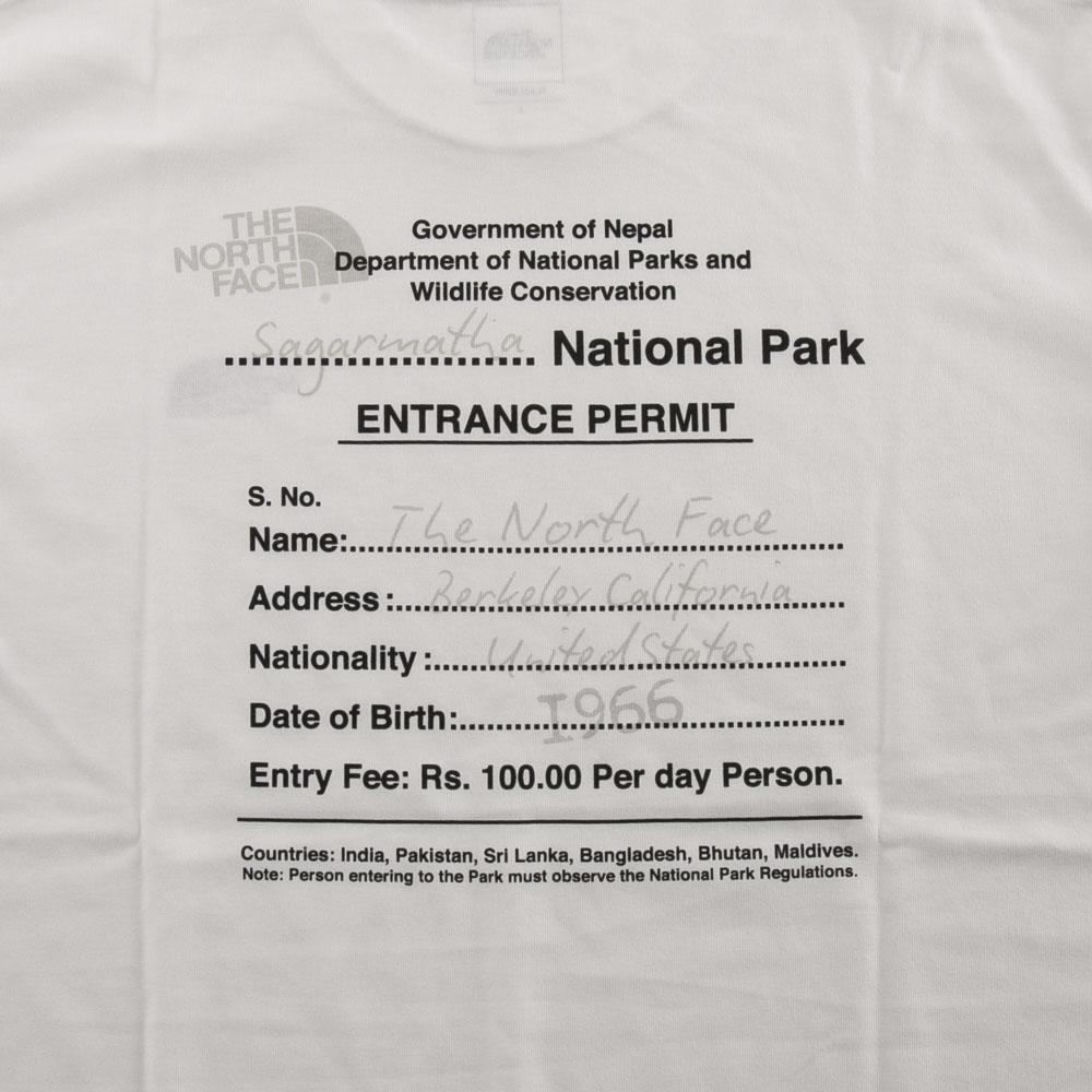 ザ・ノース・フェイス THE NORTH FACE S/S Entrance Permission Tee ショートスリーブ エントランス パーミッション Tシャツ NT82539【FITHOUSE ONLINE SHOP】