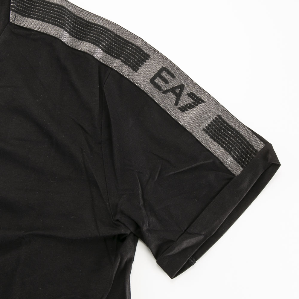 イーエーセブン EA7 メンズトップス 肩ロゴライン丸首Tシャツ 7M000138/AF10375【FITHOUSE ONLINE SHOP】
