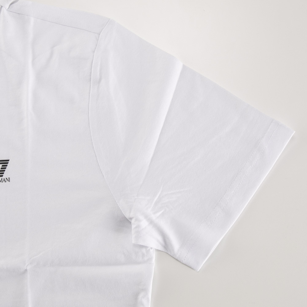 イーエーセブン EA7 メンズトップス 背中縦ロゴ丸首Tシャツ 7M000567/AF10375【FITHOUSE ONLINE SHOP】