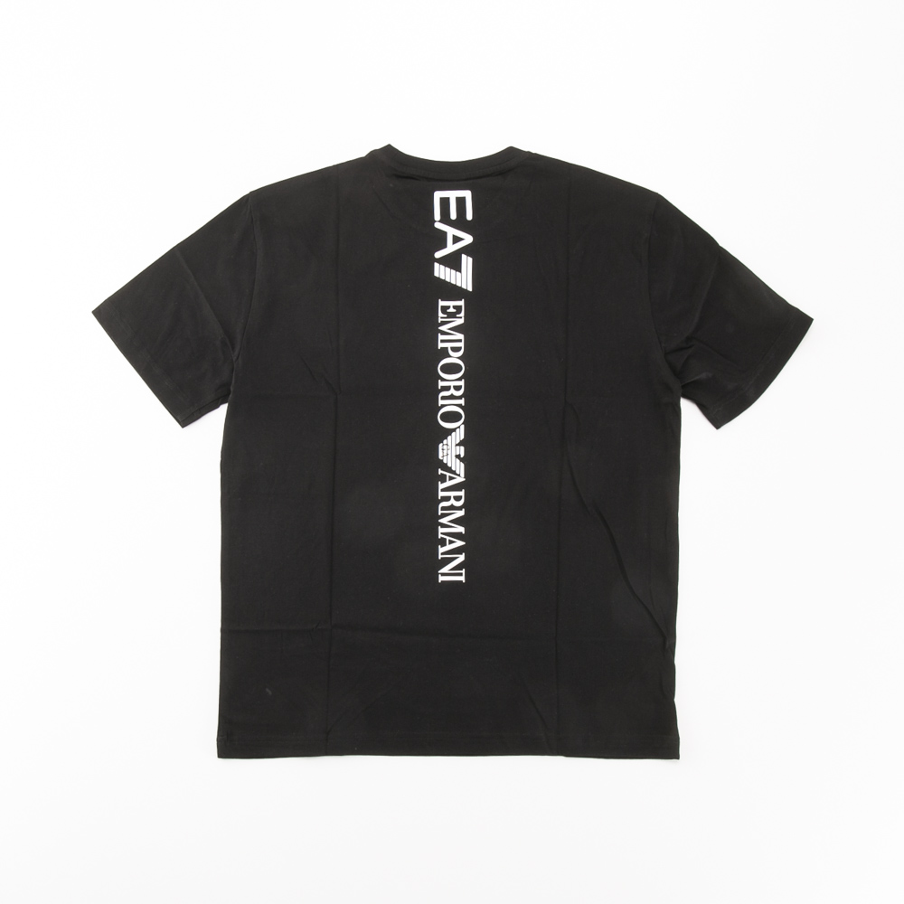 イーエーセブン EA7 メンズトップス 背中縦ロゴ丸首Tシャツ 7M000567/AF10375【FITHOUSE ONLINE SHOP】