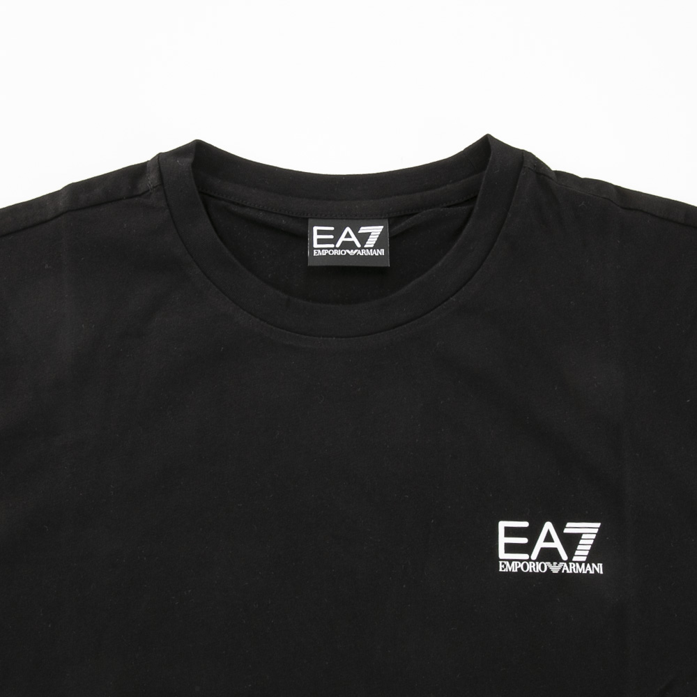 イーエーセブン EA7 メンズトップス 背中縦ロゴ丸首Tシャツ 7M000567/AF10375【FITHOUSE ONLINE SHOP】