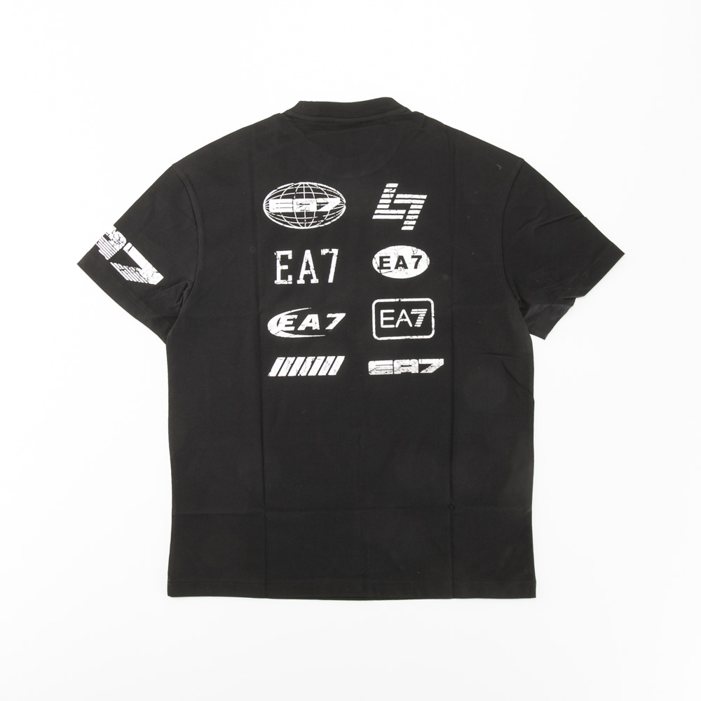 イーエーセブン EA7 メンズトップス 背中ロゴ丸首Tシャツ 7M000302/AF12874【FITHOUSE ONLINE SHOP】