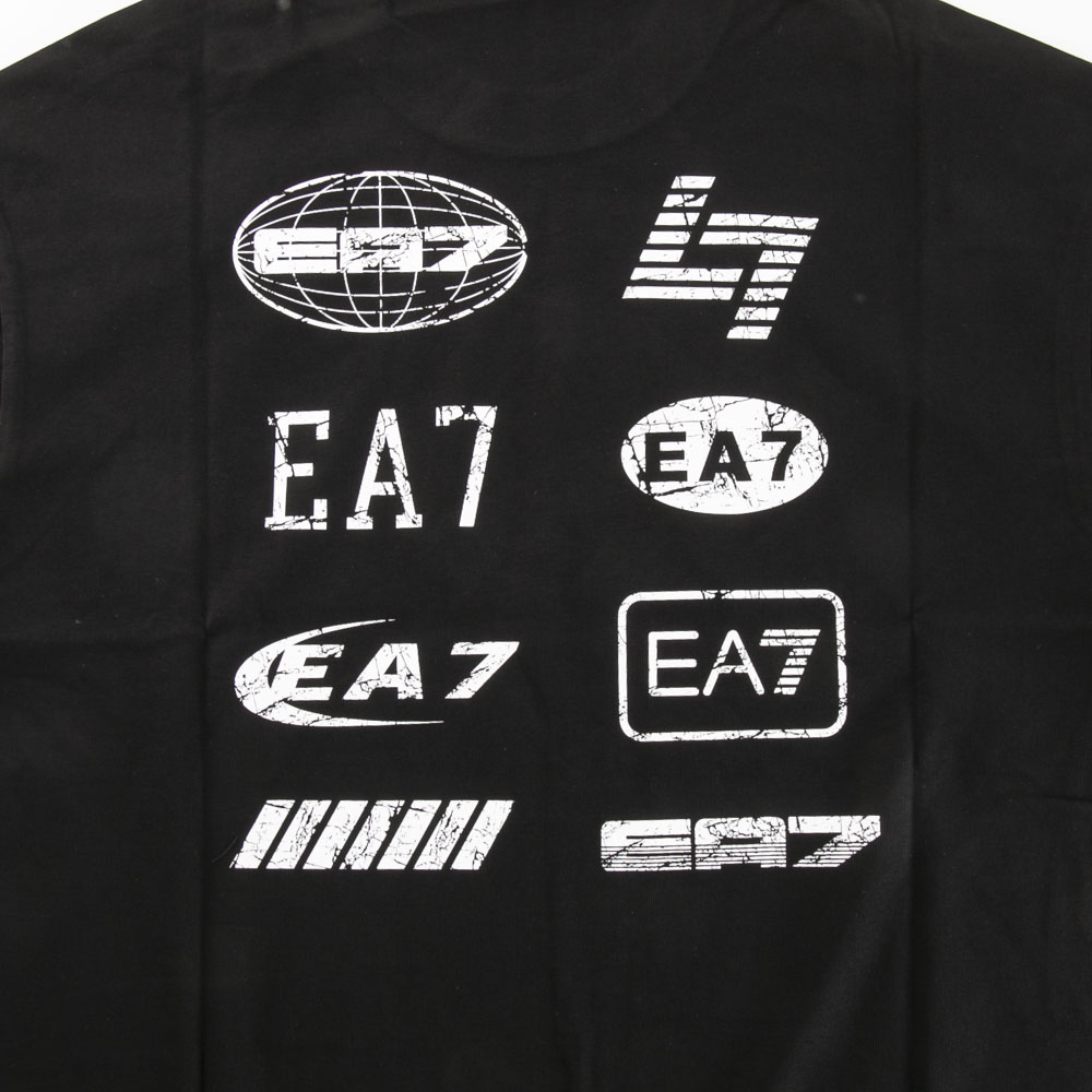 イーエーセブン EA7 メンズトップス 背中ロゴ丸首Tシャツ 7M000302/AF12874【FITHOUSE ONLINE SHOP】