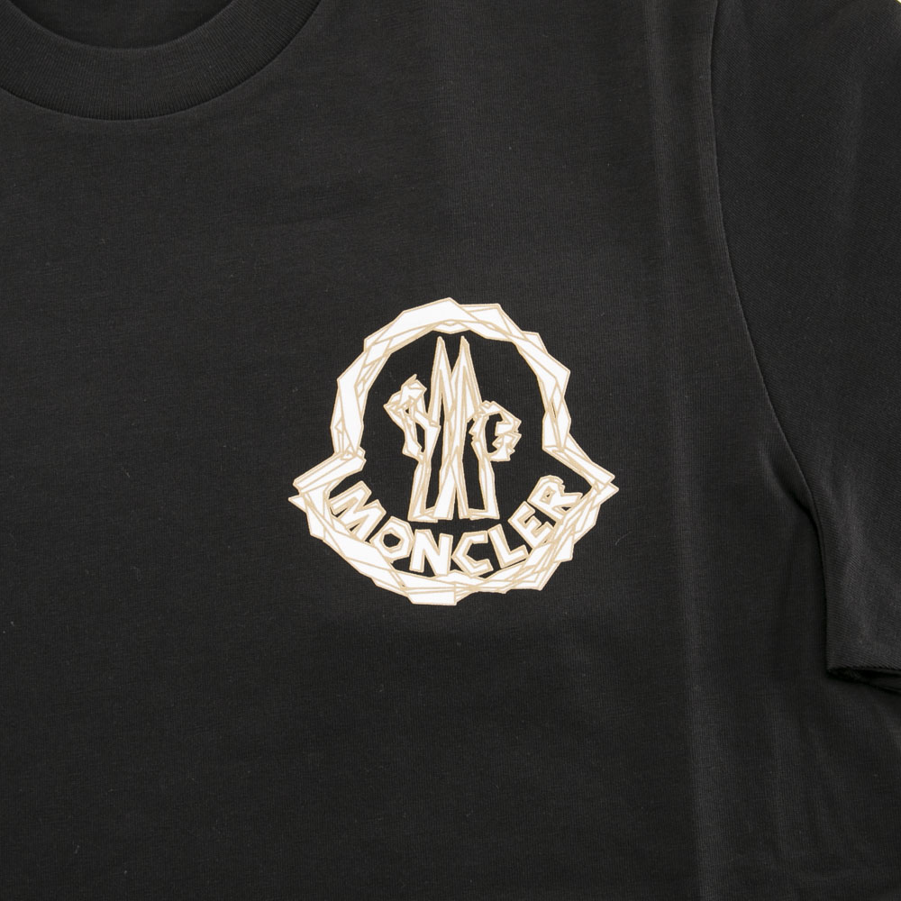 モンクレール MONCLER メンズトップス 胸元ギザギザロゴ丸首Tシャツ K1091/8C00052/89AJS【FITHOUSE ONLINE SHOP】