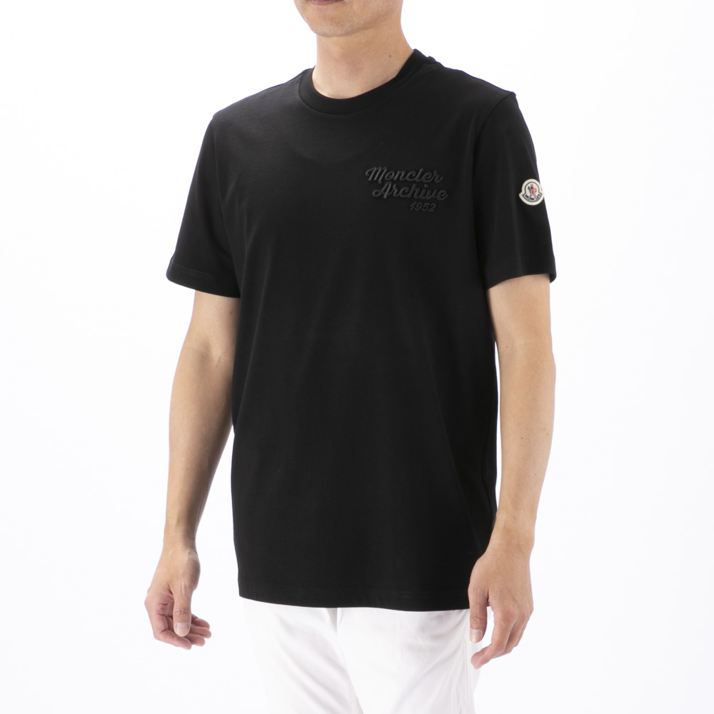 モンクレール MONCLER メンズトップス 胸元ロゴ刺繍クルーネックTシャツ K1091/8C00063/89AJS【FITHOUSE ONLINE SHOP】