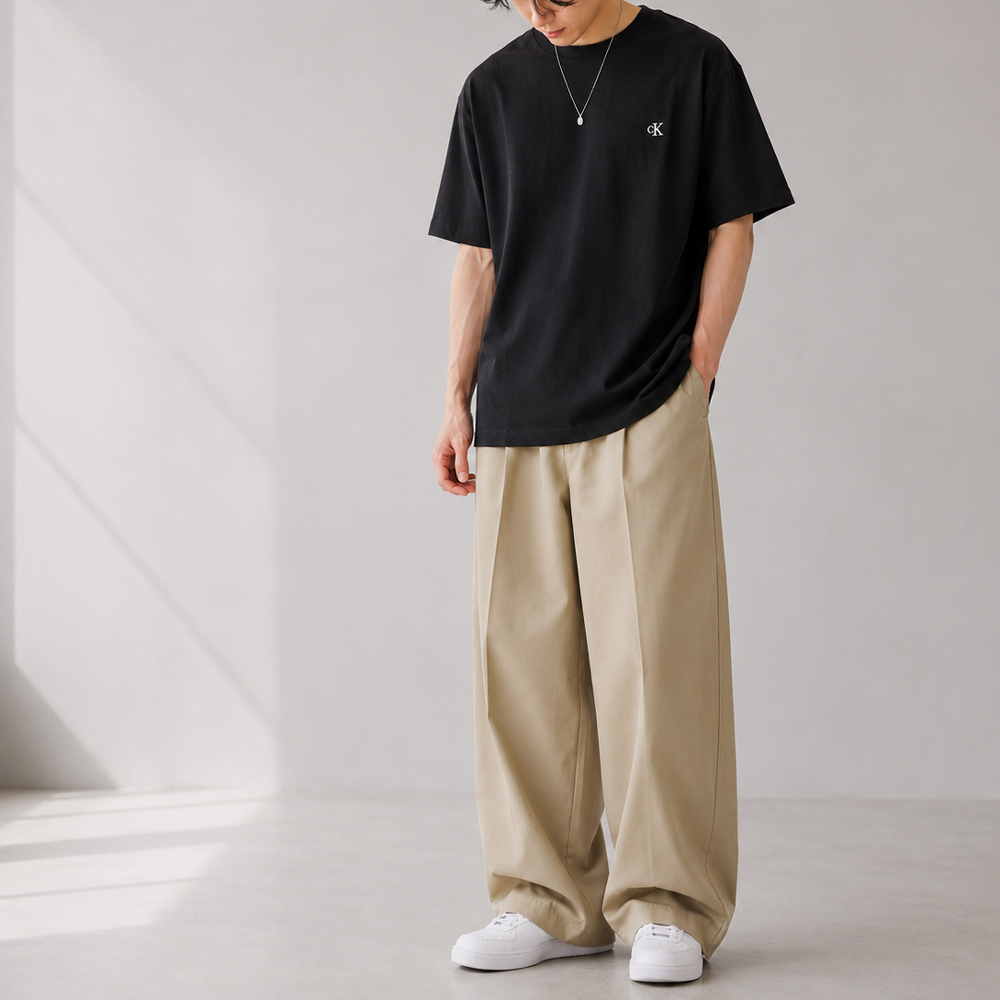 カルバンクラインジーンズ Calvin Klein Jeans メンズ Tシャツ SS EASY MONOGRAM TEE 半袖クルーネックTシャツ LV04RC275GUB1【FITHOUSE ONLINE SHOP】