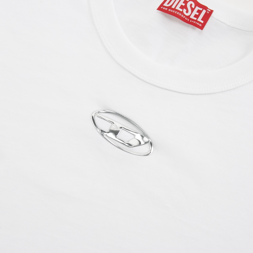 ディーゼル DIESEL メンズトップス T-shirt with metallic Oval D A178800CLBR【FITHOUSE ONLINE SHOP】
