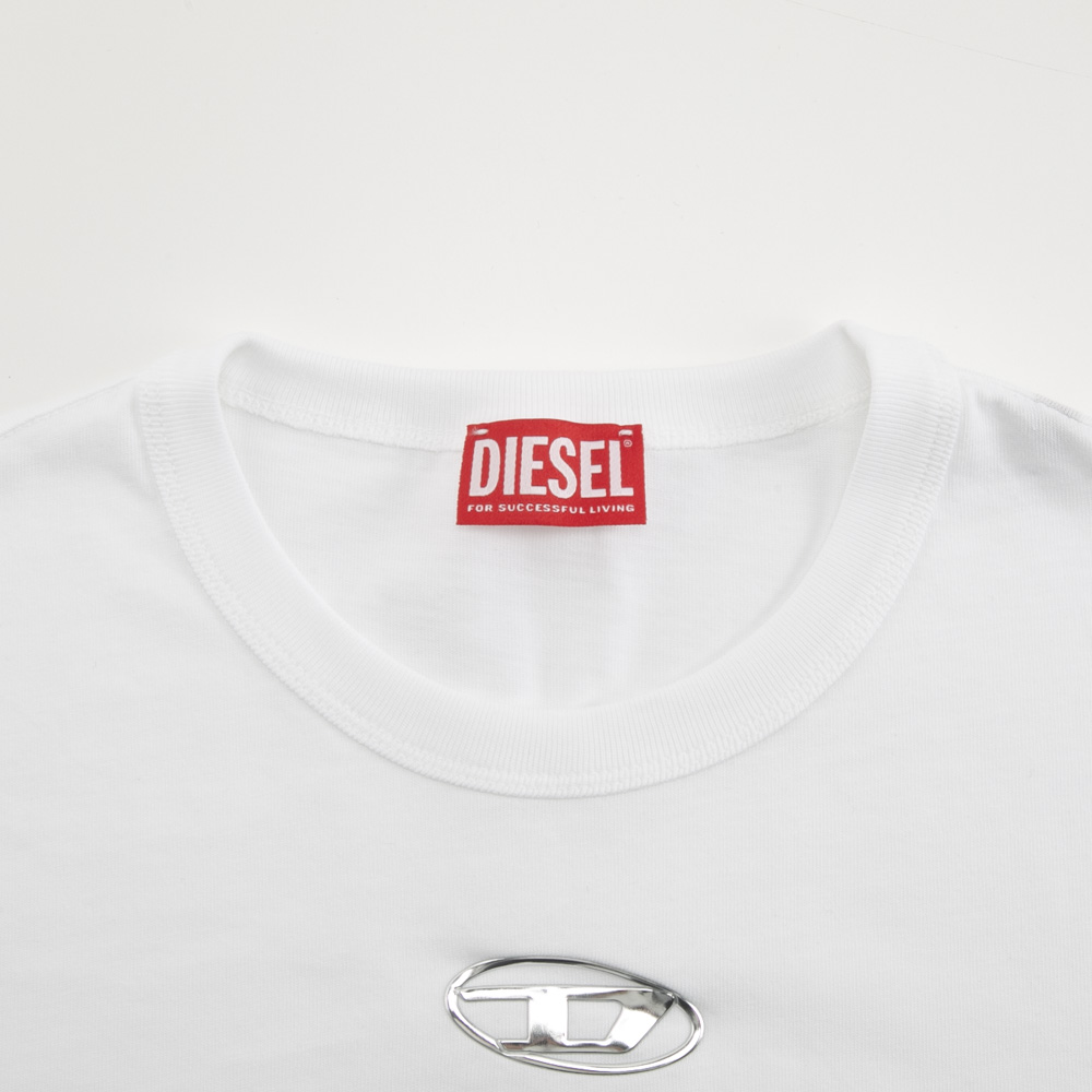 ディーゼル DIESEL メンズトップス T-shirt with metallic Oval D A178800CLBR【FITHOUSE ONLINE SHOP】