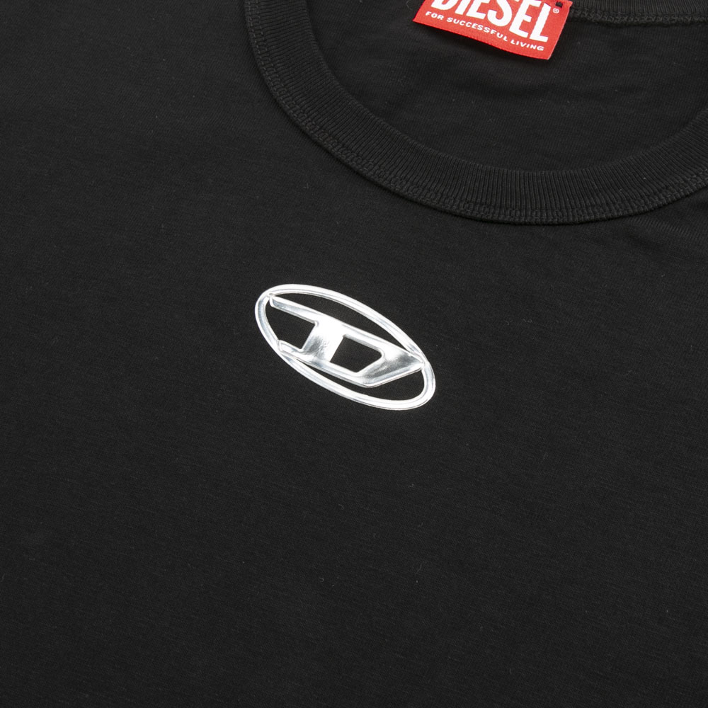 ディーゼル DIESEL メンズトップス T-shirt with metallic Oval D A178800CLBR【FITHOUSE ONLINE SHOP】