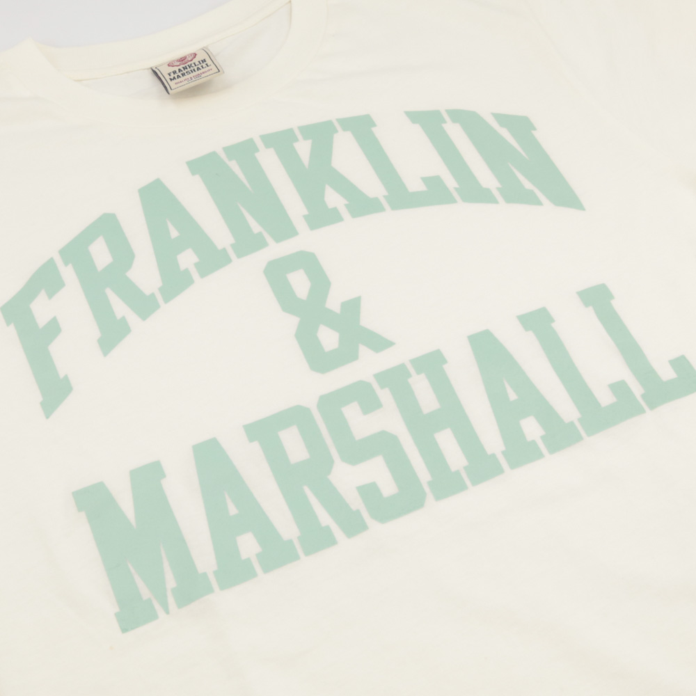 フランクリンマーシャル FRANKLIN&MARSHALL メンズトップス ロゴTEE TSMF360AN-MILK【FITHOUSE ONLINE SHOP】