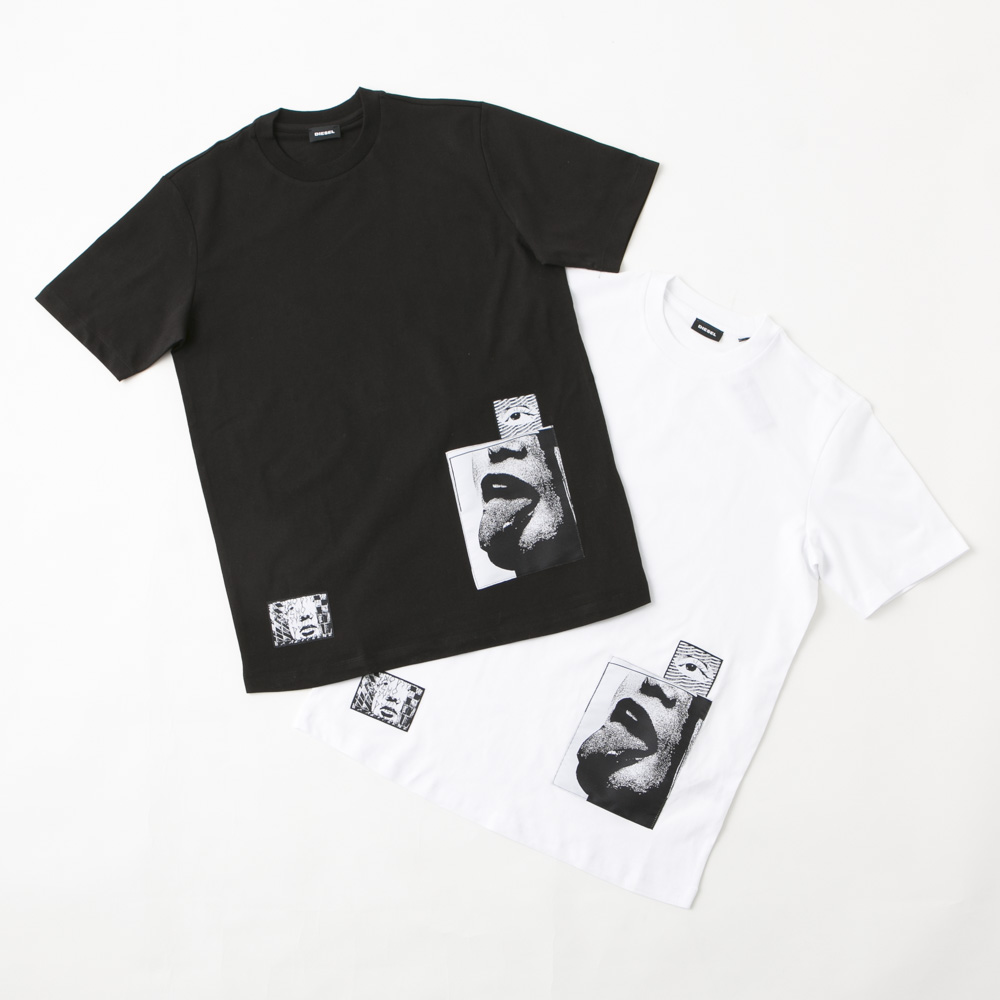 ディーゼル Diesel メンズトップス Die s 左脇グラフィック舌出し半袖tシャツ Sgrn Taxk 01 Fithouse Online Shop フィットハウス公式オンラインショップ Fit House Online Shop