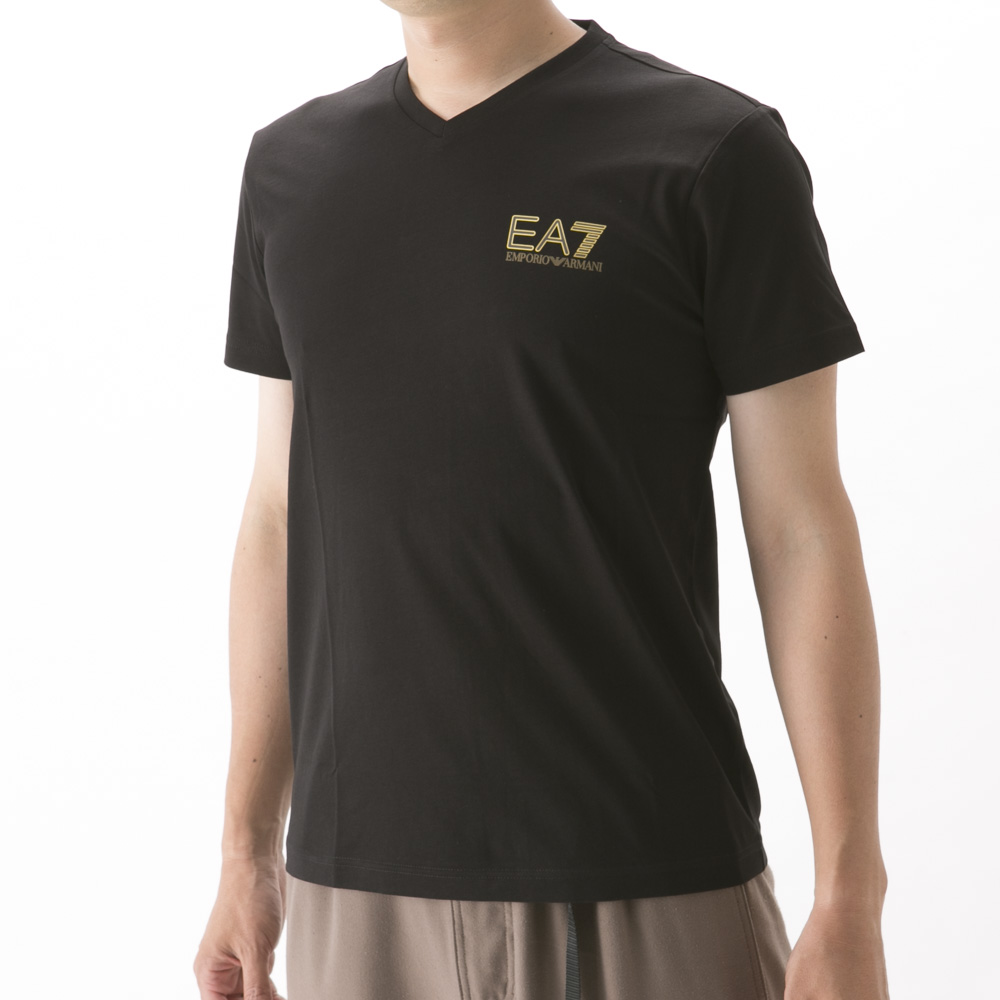 イーエーセブン EA7 メンズトップス エンポリオアルマーニ 胸ロゴＶネックTEE 3KPT86/PJM9Z【FITHOUSE ONLINE SHOP】