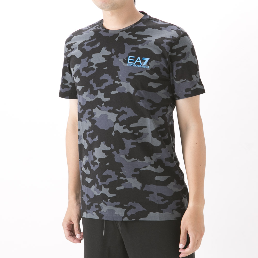 イーエーセブン EA7 メンズトップス エンポリオアルマーニ　カモフラロゴTEE 3KPT26 PJ7CZ【FITHOUSE ONLINE SHOP】