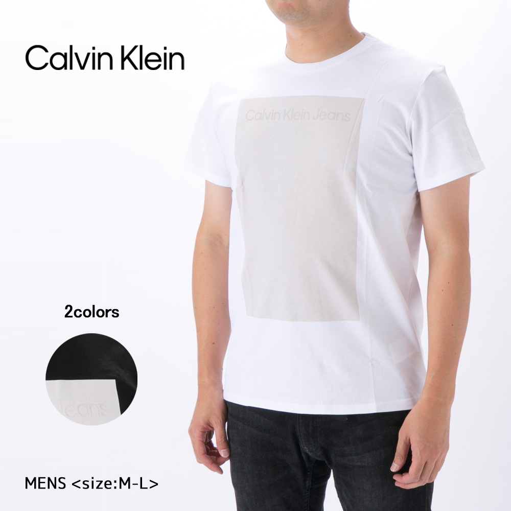 カルバンクラインジーンズ Calvin Klein Jeans メンズトップス BLOCKING CENTER CHEST TEE J30J319716【FITHOUSE ONLINE SHOP】