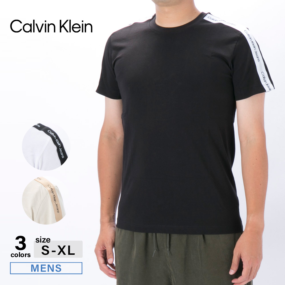 カルバンクラインジーンズ Calvin Klein Jeans メンズトップス CONTRAST TAPE SHOULDER TEE J30J320616【FITHOUSE ONLINE SHOP】