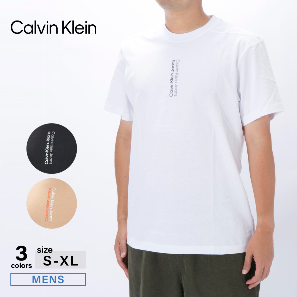 カルバンクラインジーンズ Calvin Klein Jeans メンズトップス MIRROR LOGO TEE J30J320185【FITHOUSE ONLINE SHOP】