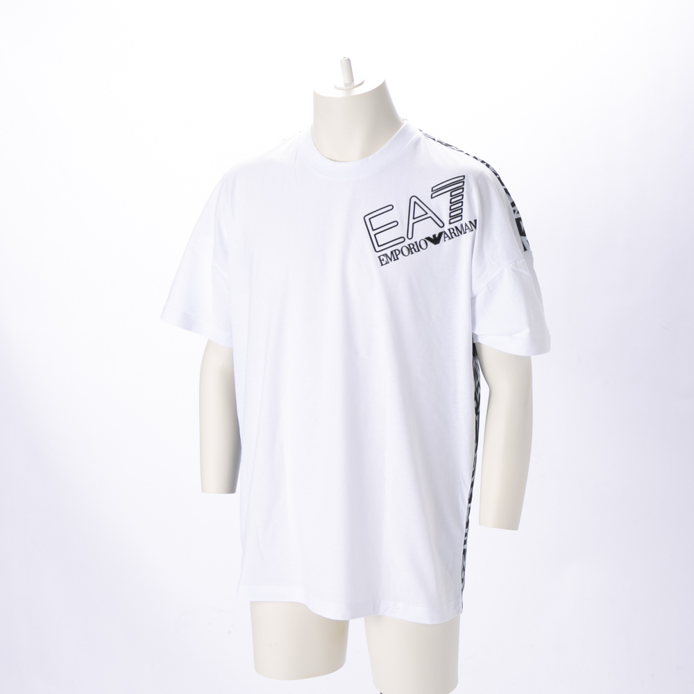 イーエーセブン EA7 メンズトップス 22SM/ファンダメンタル 幾何学プリントTシャツ 3LPT34/PJ02Z【FITHOUSE ONLINE SHOP】