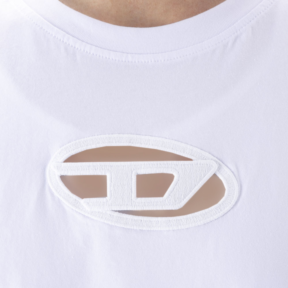 ディーゼル DIESEL メンズトップス Dロゴ クルーネック 半袖Tシャツ A15180/0NIAX【FITHOUSE ONLINE SHOP】