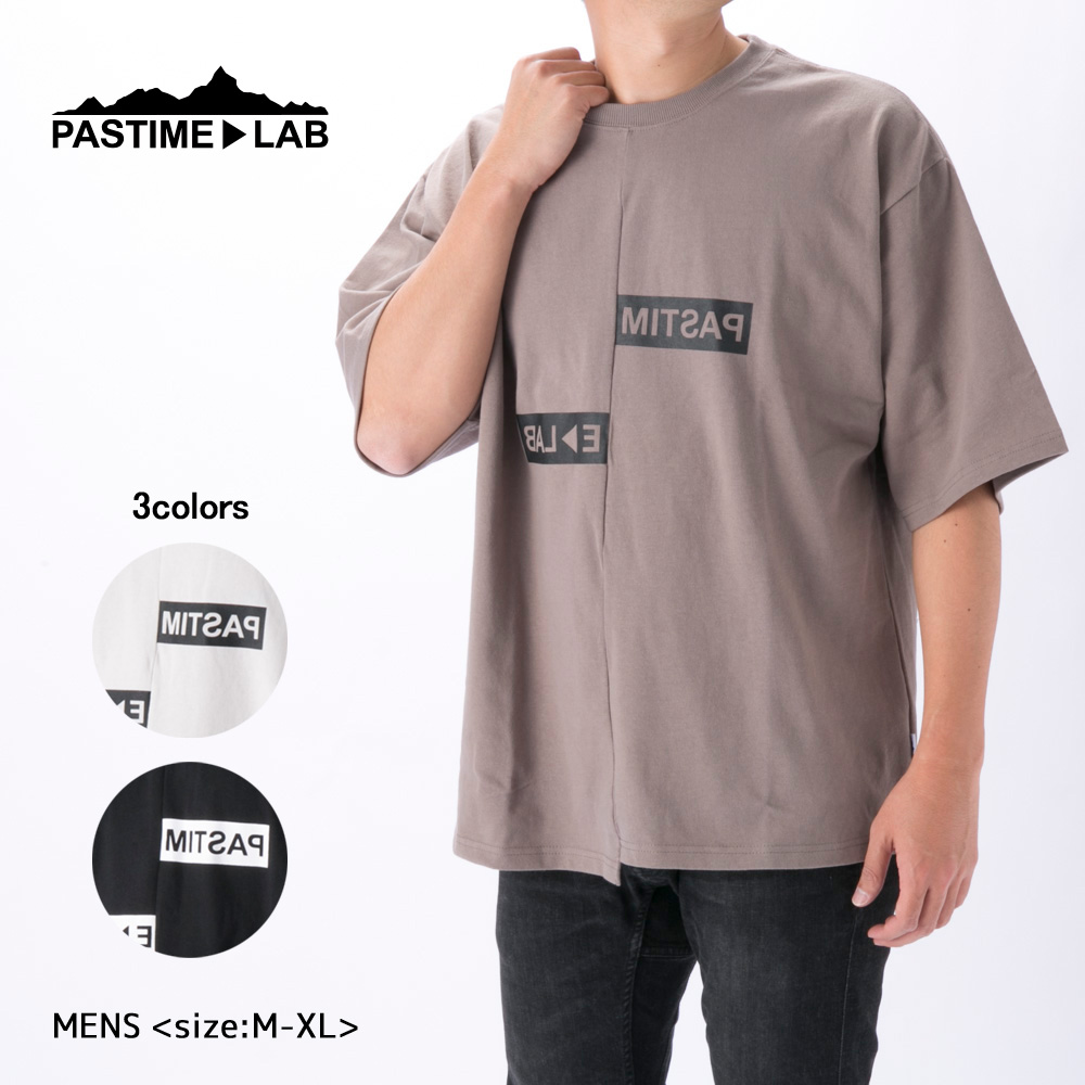 パスタイムラボ PASTIME?LAB メンズトップス 反転プリントロゴTEE PTL-1-0094【FITHOUSE ONLINE SHOP】