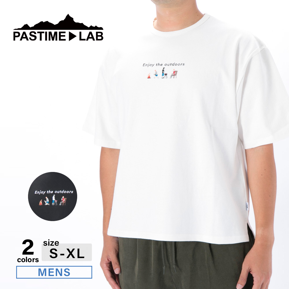 パスタイムラボ PASTIME?LAB メンズトップス アウトドア刺繍Tシャツ PTL-1-0099【FITHOUSE ONLINE SHOP】