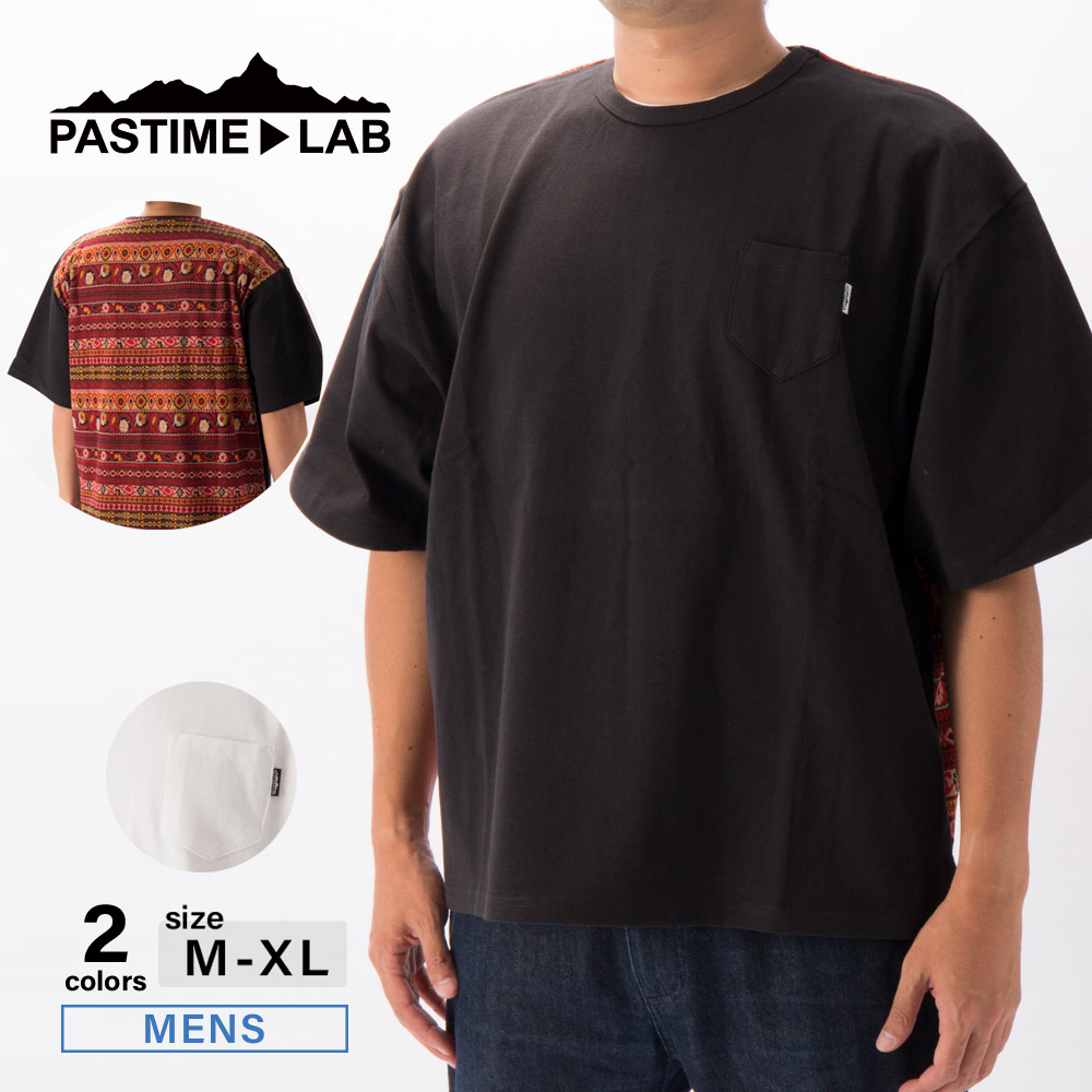 パスタイムラボ PASTIME?LAB メンズトップス ジャガード切替えTシャツ PTL-1-0100【FITHOUSE ONLINE SHOP】