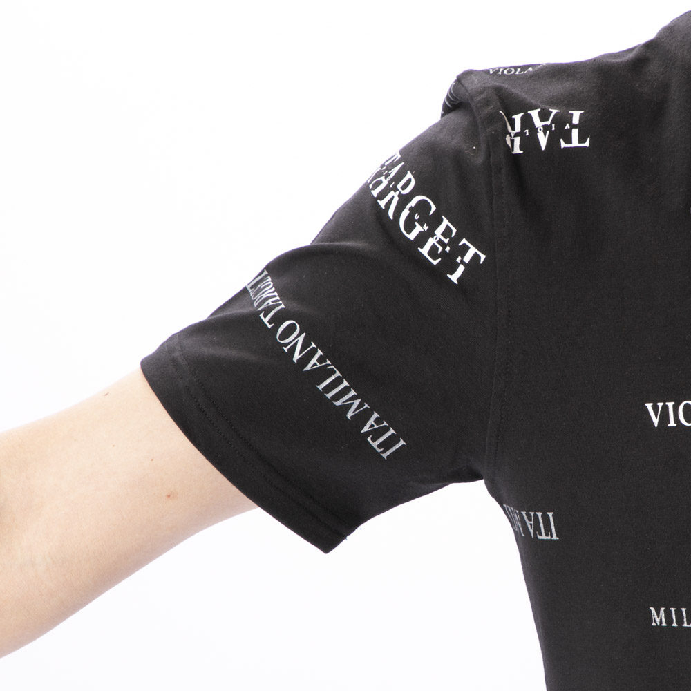 ヴィオラ VIOLA メンズトップス 総柄プリント 半袖Tシャツ Y52318-3-3【FITHOUSE ONLINE SHOP】
