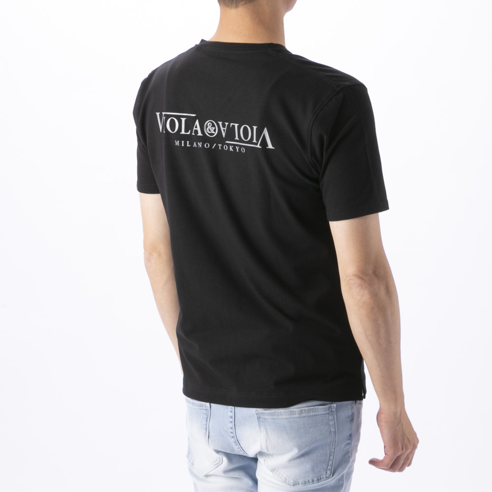 ヴィオラ VIOLA メンズトップス プリント Vネック Tシャツ Y52319-3-3【FITHOUSE ONLINE SHOP】