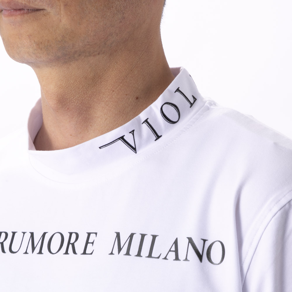 ヴィオラ VIOLA メンズトップス モックネック プリントTシャツ Y52321-3-1【FITHOUSE ONLINE SHOP】