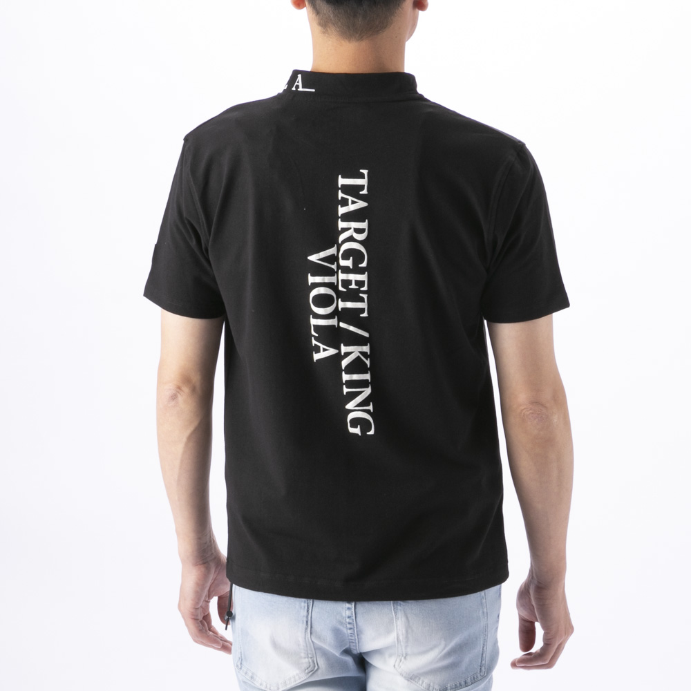 ヴィオラ VIOLA メンズトップス モックネック プリントTシャツ Y52321-3-3【FITHOUSE ONLINE SHOP】
