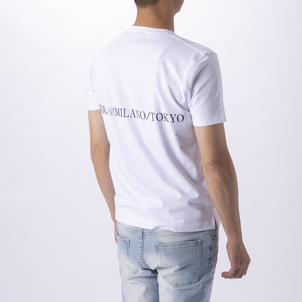 ヴィオラ VIOLA メンズトップス 刺しゅうプリント クルーTシャツ Y52315-3-1【FITHOUSE ONLINE SHOP】