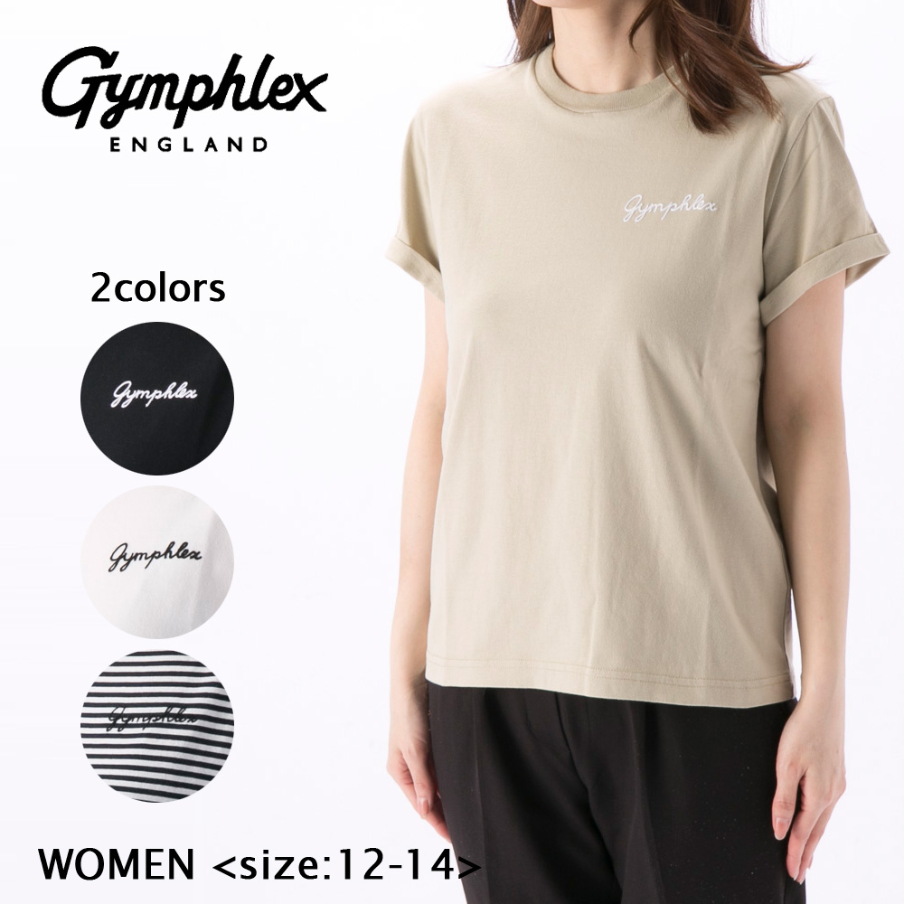 ジムフレックス Gymphlex レディーストップス ワンポイントTシャツ J-1155CH【FITHOUSE ONLINE SHOP】