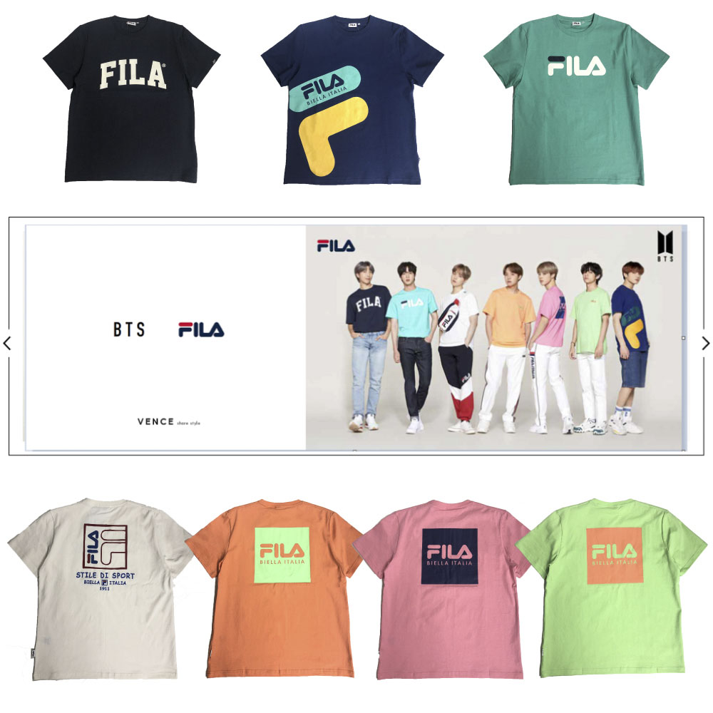 フィラ FILA レディーストップス BTS Tシャツ FM9357【FITHOUSE ONLINE SHOP】