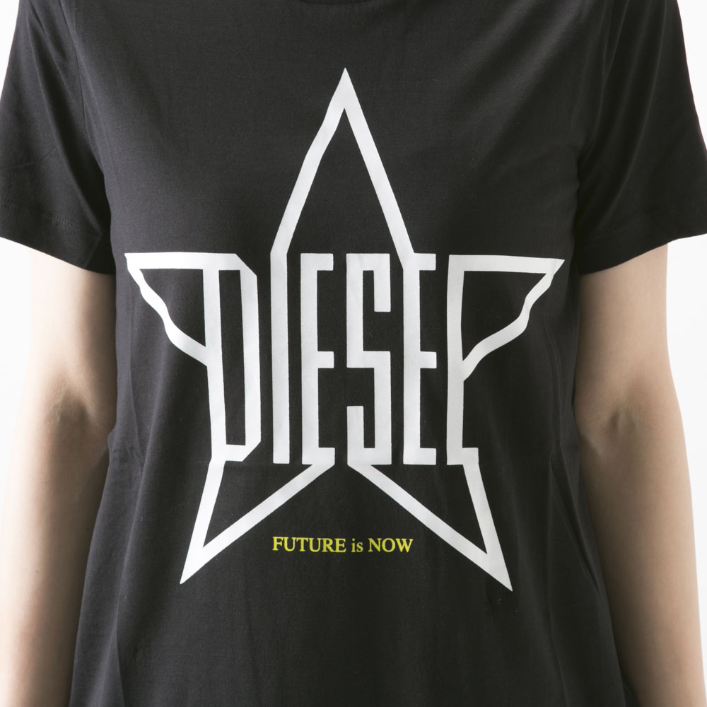 ディーゼル DIESEL レディーストップス DIE･T-SILY-ZA MAGLIETTA 00SPBA0CZJA【FITHOUSE ONLINE SHOP】