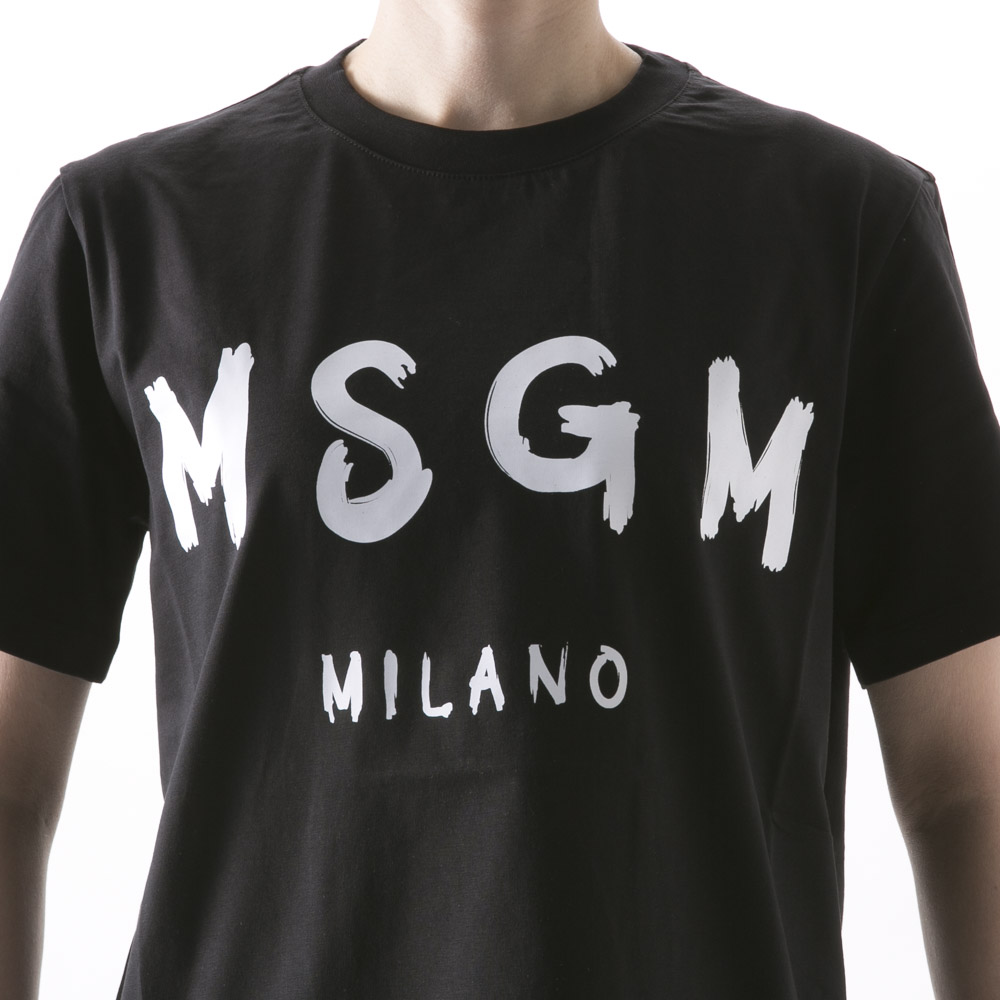 エムエスジーエム MSGM レディーストップス MSGMデカロゴTシャツ